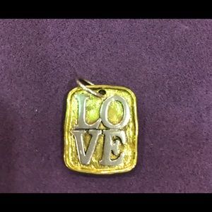 Sterling Silver/Brass Charm